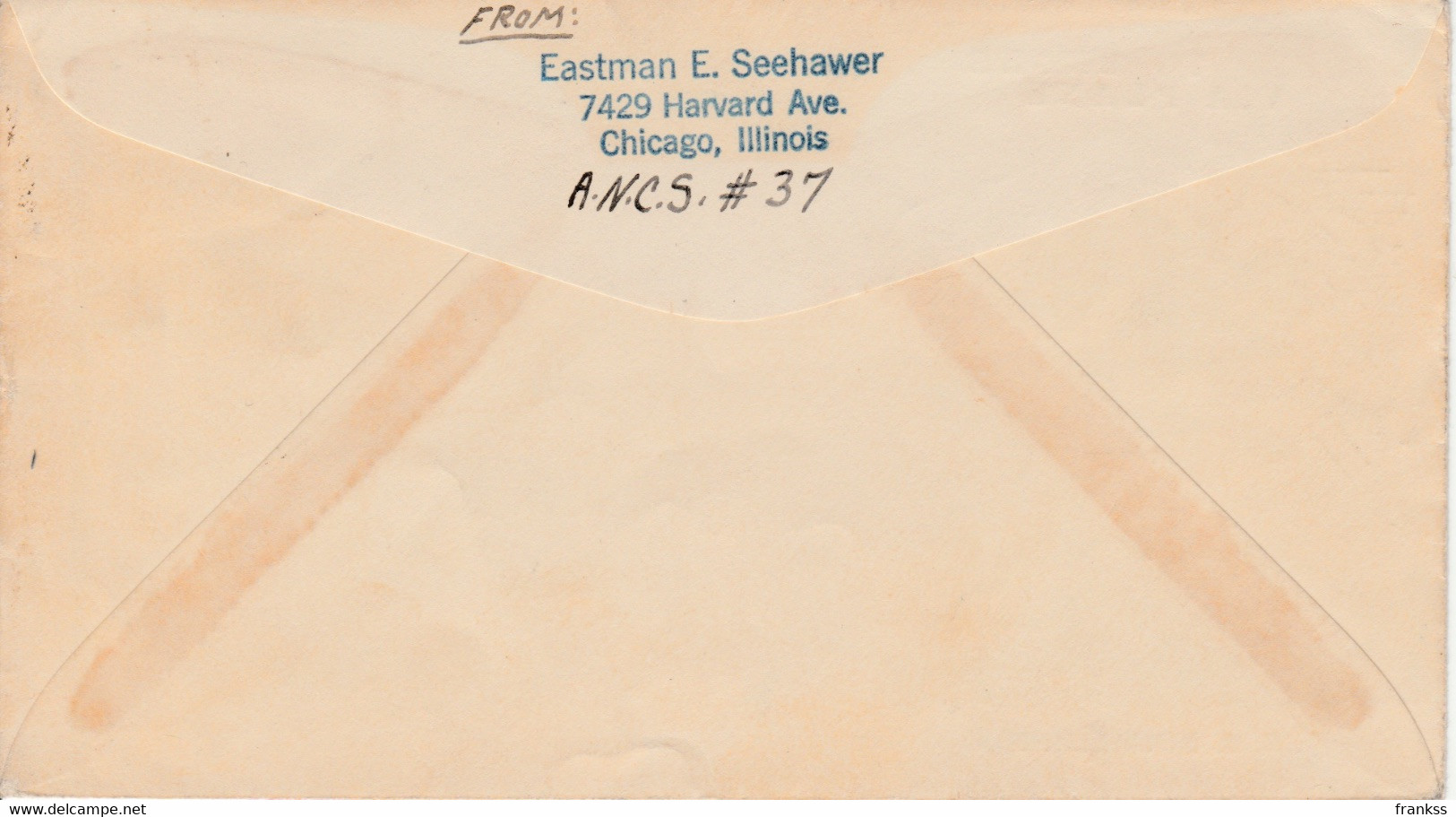 Letter Schip To Shore Via Plane 1935 U.S.S Northampton - Cartas & Documentos