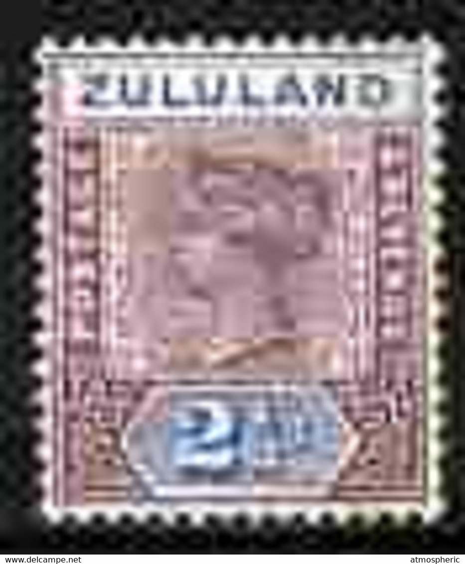 Zululand 1894-96 QV Key Plate 2.5d Mounted Mint SG 22 - Zoulouland (1888-1902)