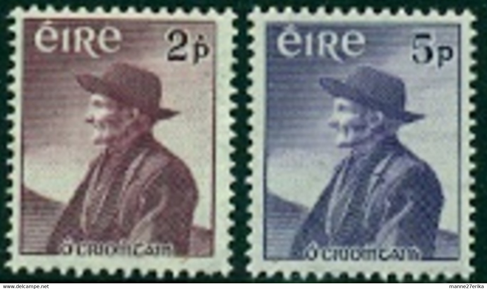 -Ireland-1957-"Old Man" MH (*) - Unused Stamps