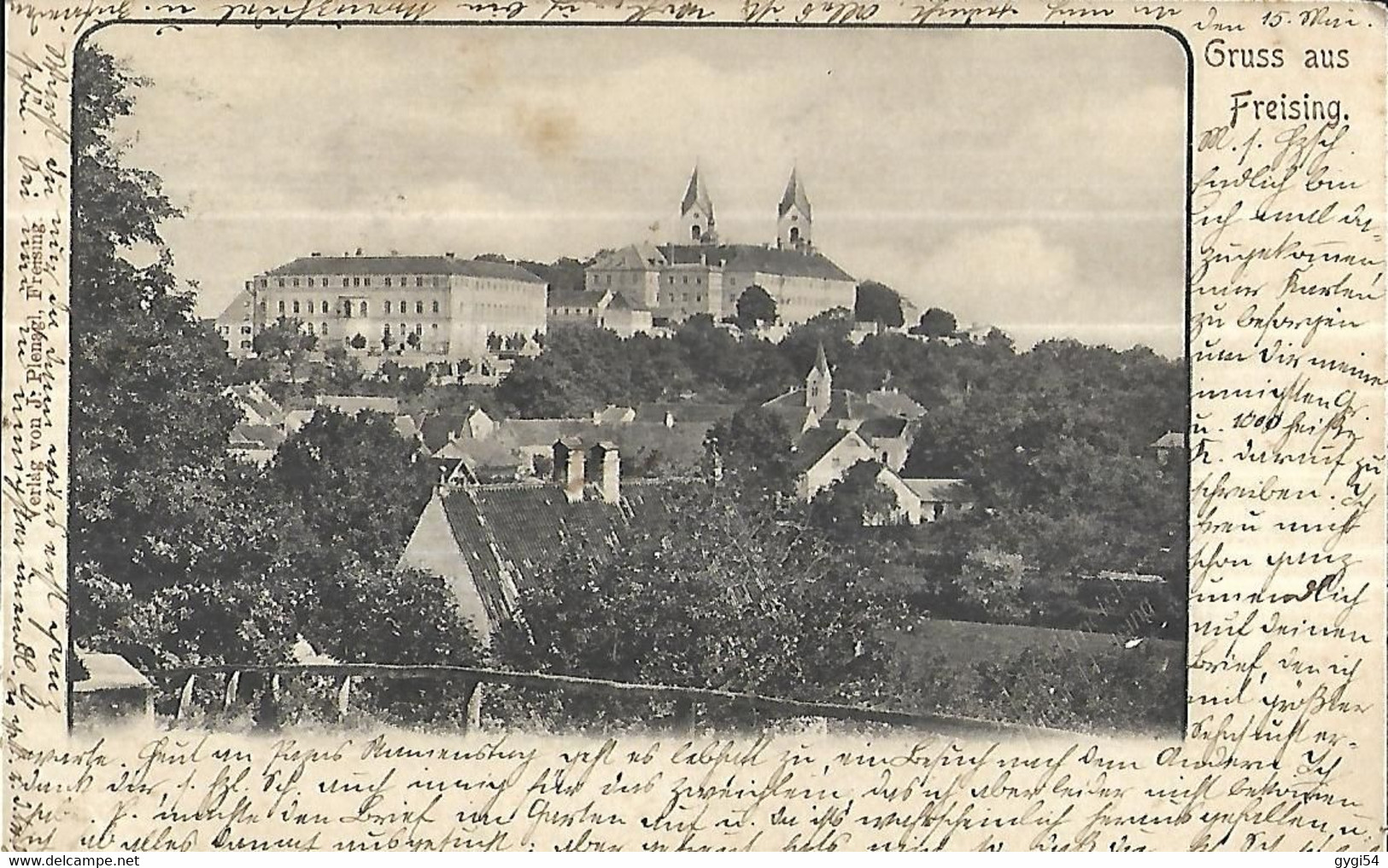 Gruss Aus Freising AK 1900 - Freising