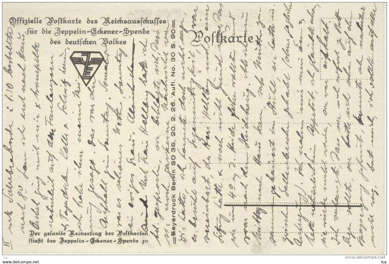 ZEPPELIN -  AK Von Otto Amtsberg - Karte Des Reichsausschusses Für Die Zeppelin Eckener-Spende, Wohlfahrtskarte - Amtsberg, Otto