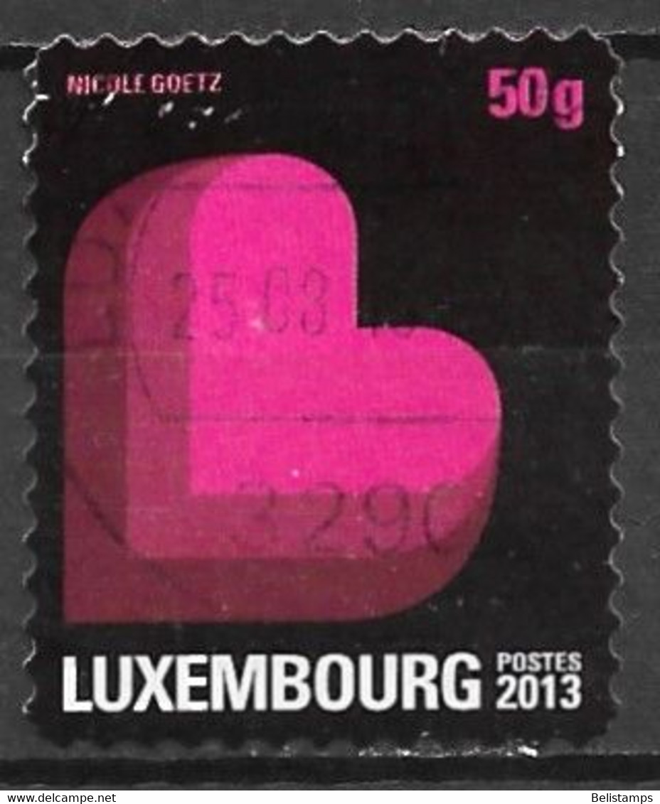 Luxembourg 2013. Scott #1364c (U) Heart - Used Stamps