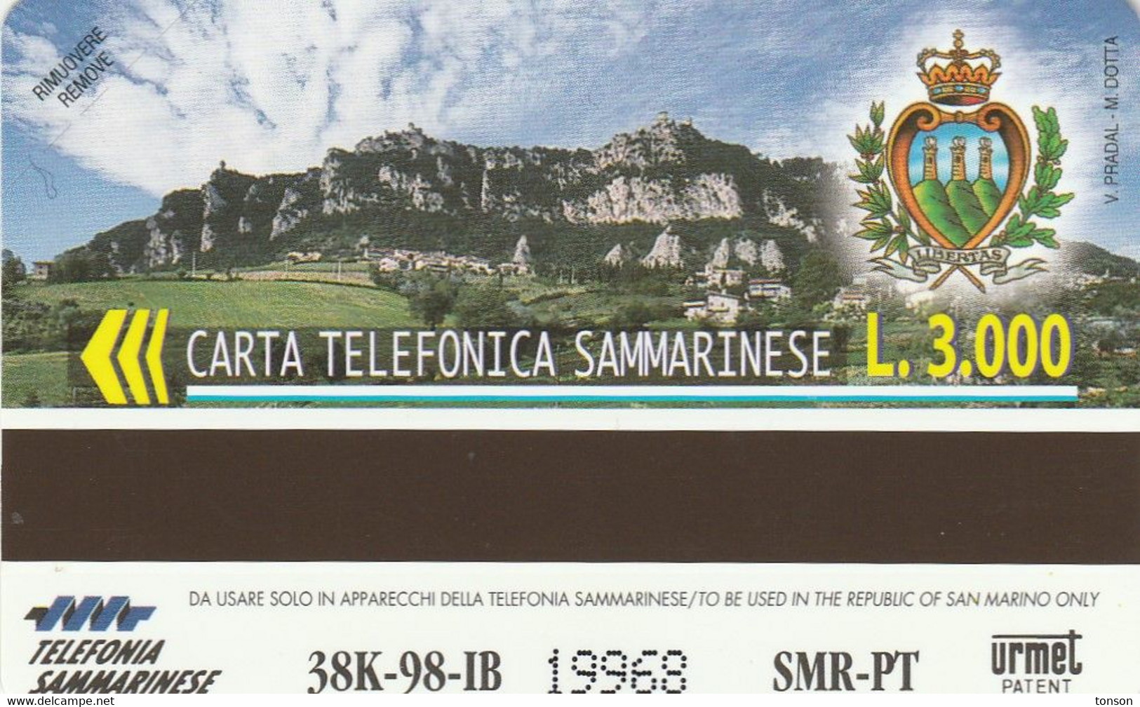 San Marino, RSM-030, France '98 - Foot, Football, Mint, 2 Scans. - San Marino