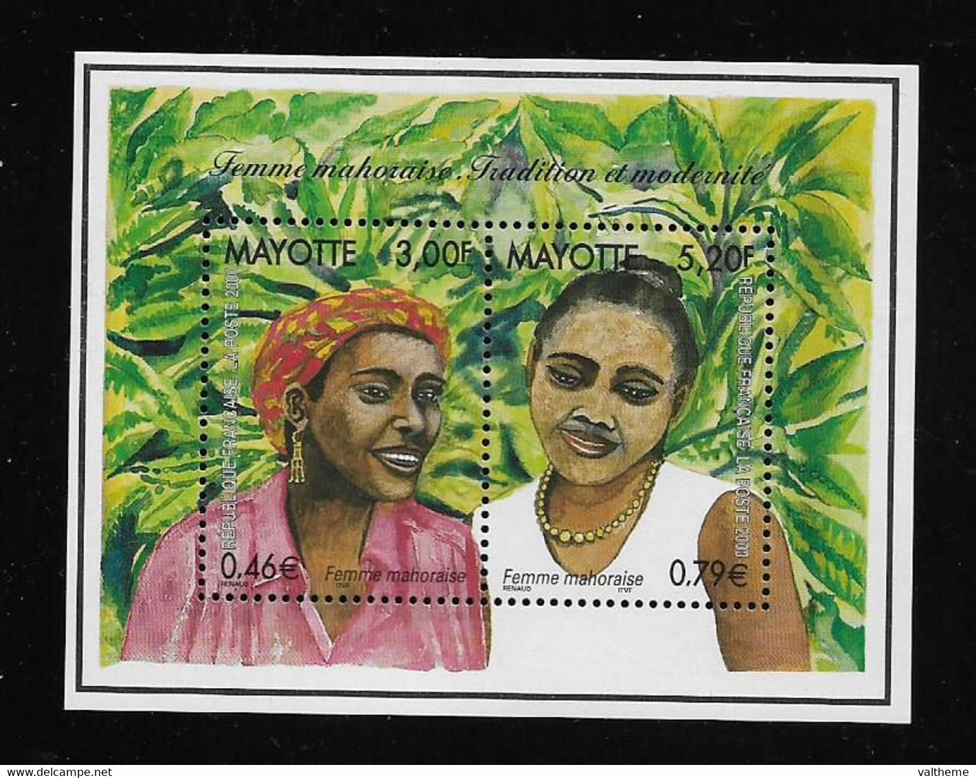 MAYOTTE ( FRMAY - 209 )  2000  N° YVERT ET TELLIER  N° 3  N** - Blokken & Velletjes