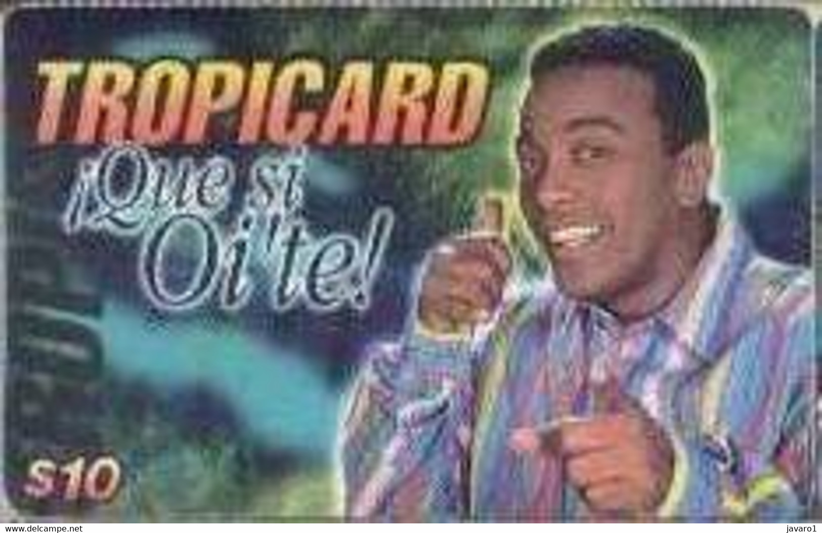 CODETEL-RSL : DMTR03 $10 TROPICARD Que Si Oi)te! USED - Dominicaine