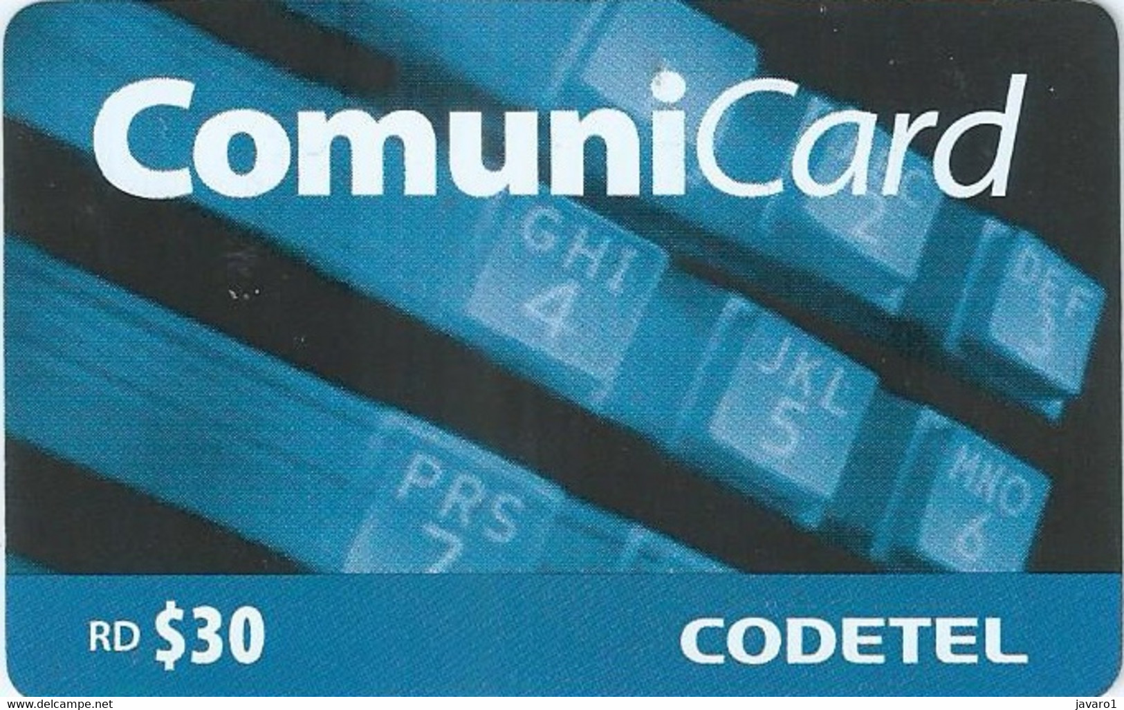 CODETEL-KEYBOARD : K02.OA RD$ 30 RD$100 USED Exp: 30 DIAS - Dominicaine