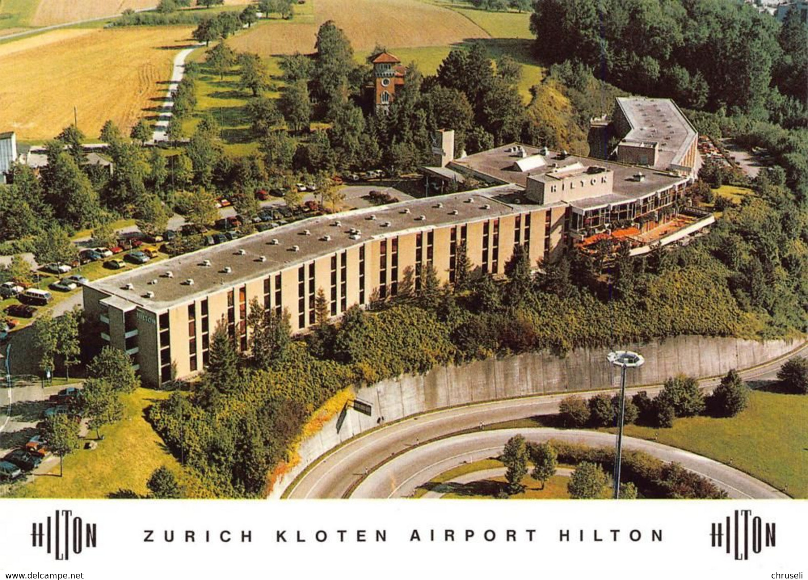 Zürich Kloten Airport Hilton Fliegeraufnahme - Kloten