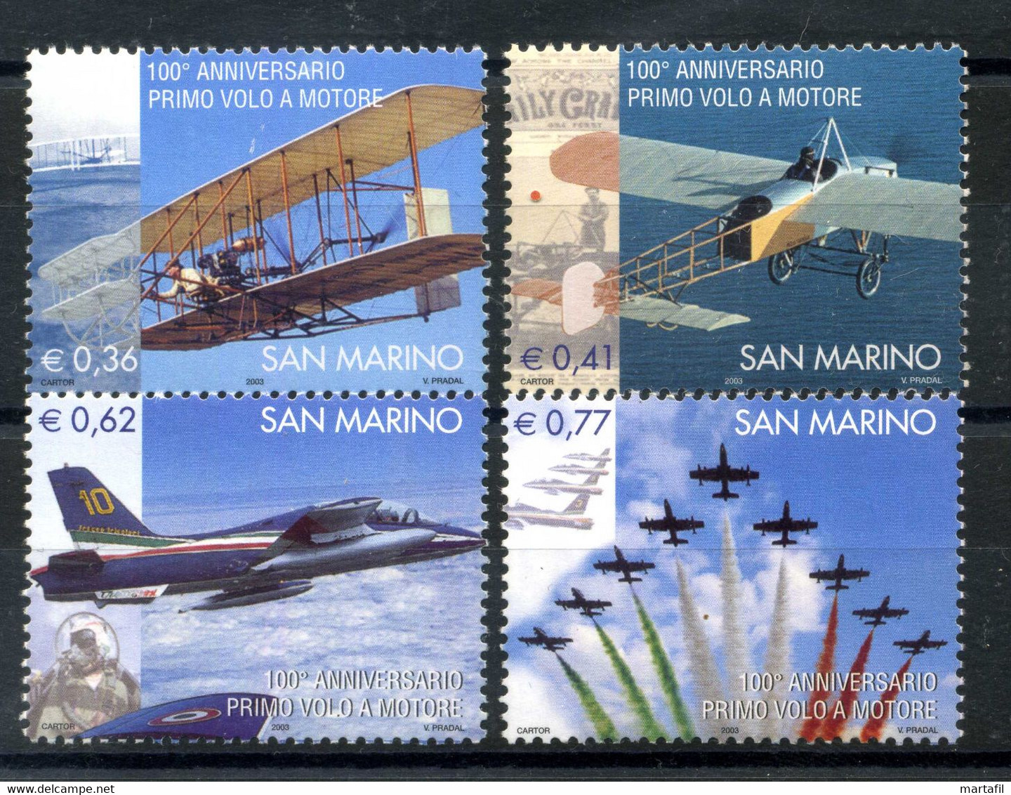 2003 SAN MARINO SET MNH ** - Neufs