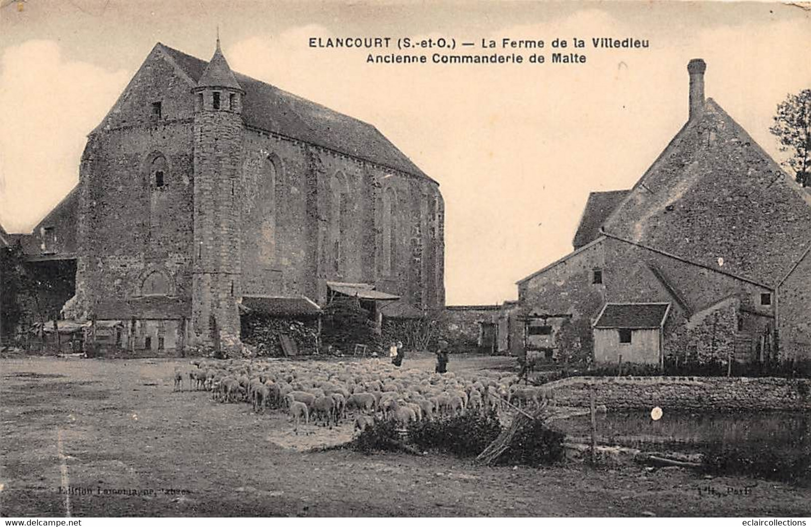 Elancourt         78        Ferme De Villedieu. Ancienne Commanderie De Malte .    (voir Scan) - Elancourt