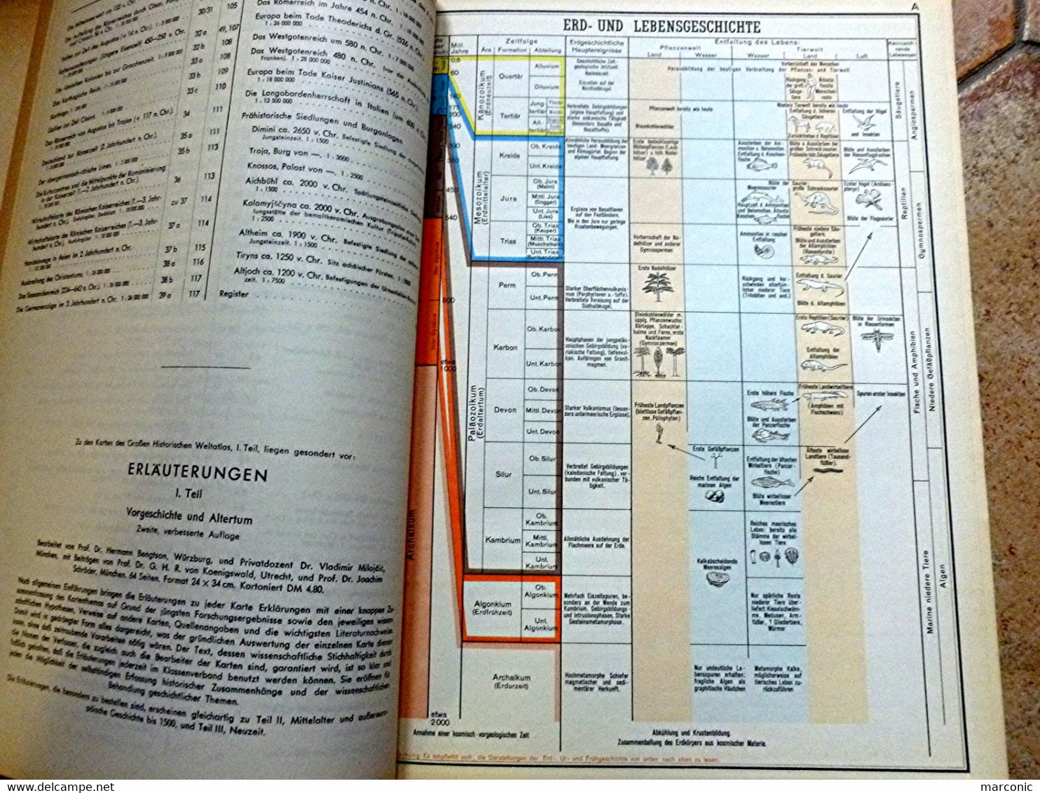 LIVRE - GROSSER HISTORISCHER WELTATLAS, 1954, Ester TEIL, Vorgeschichte Und Altertum - Mappemondes