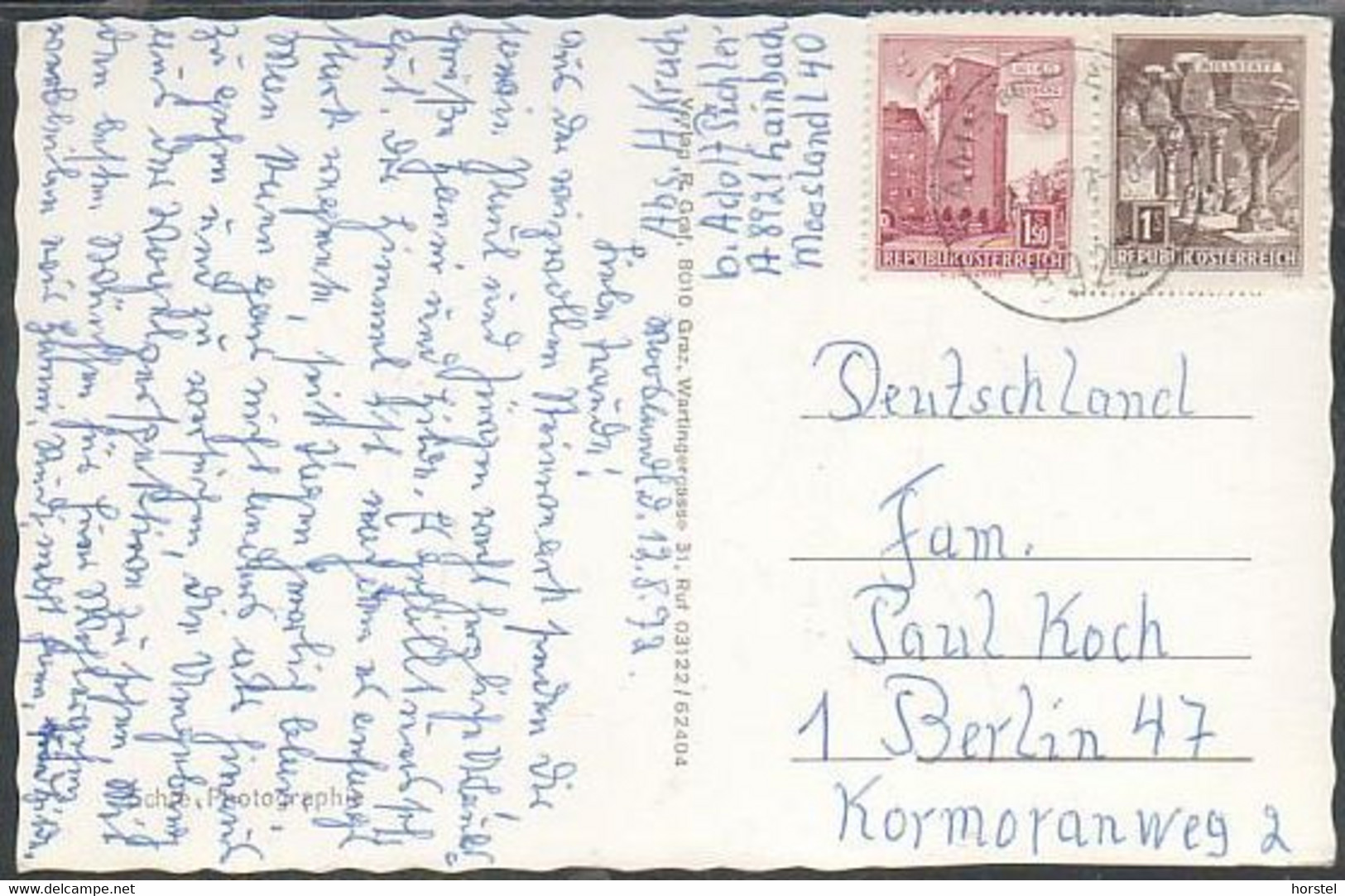 Austria - 8920 Hieflau - Mooslandl - 2x Nice Stamps - Hieflau