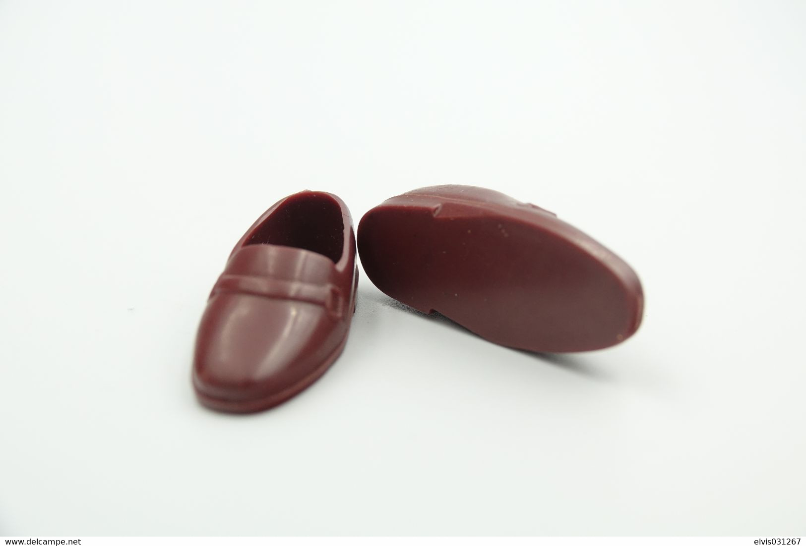 Barbie Accesoires '50-'60 - KEN BROWN LOAFER SHOES - Original Vintage Barbie - Ken - Ricky - Skipper - Barbie