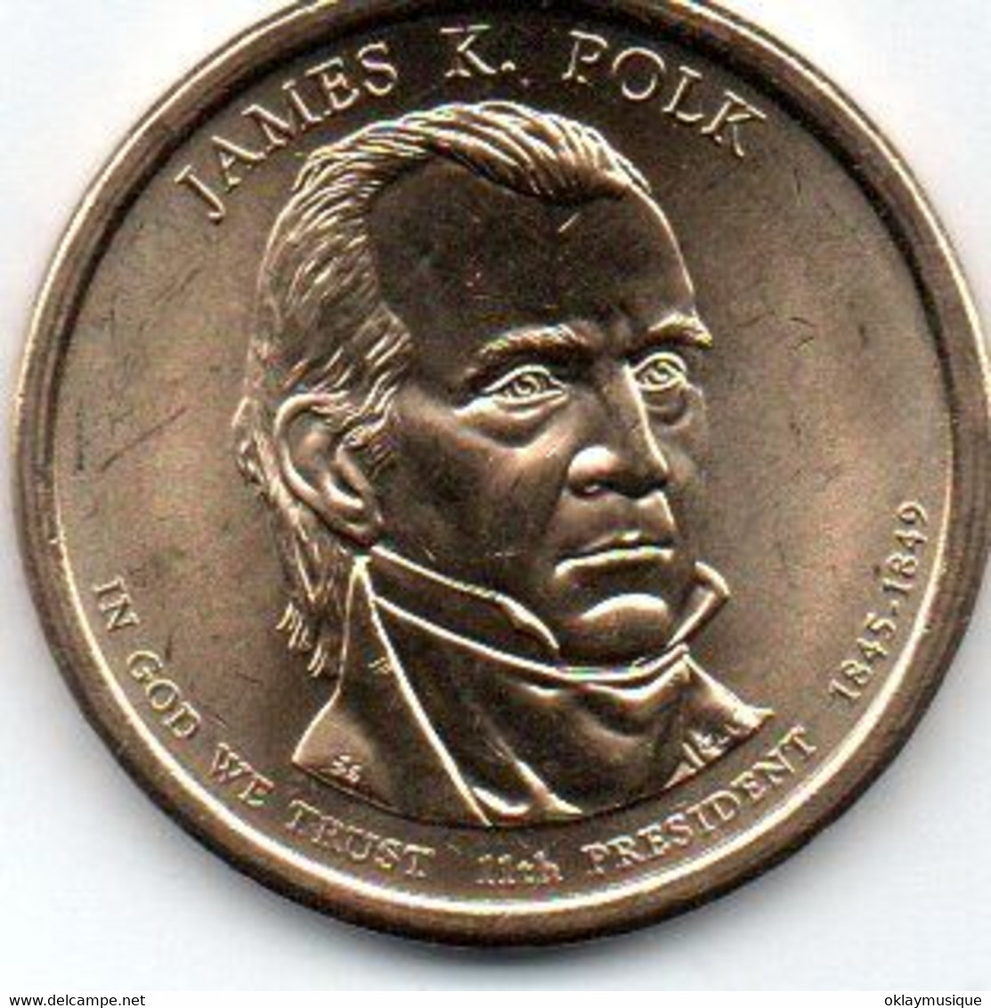1 Dollars James K. Polk   11éme Président 1845.1849 - Central America