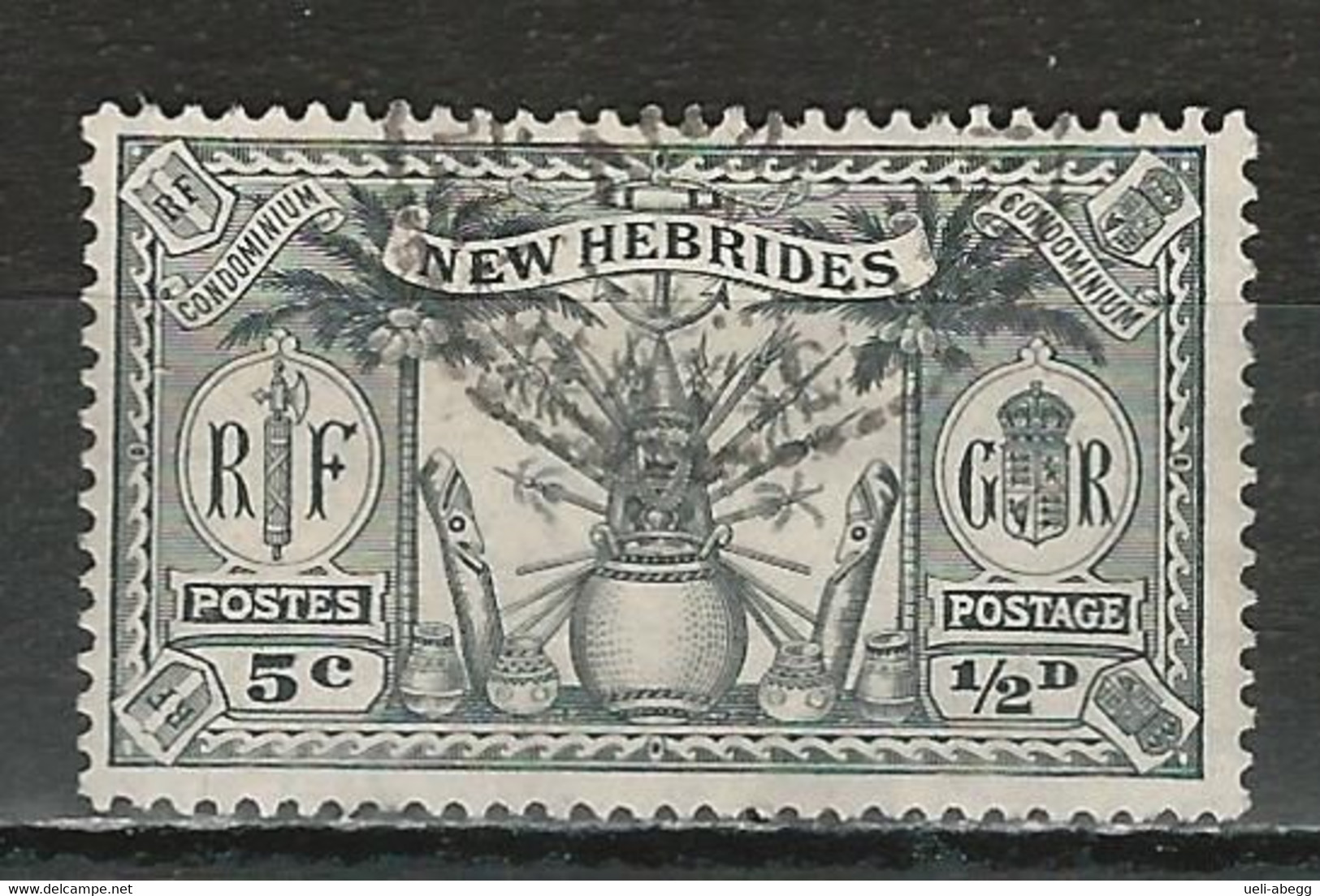 New Hebrides SG 43, Mi 77 O Used - Oblitérés