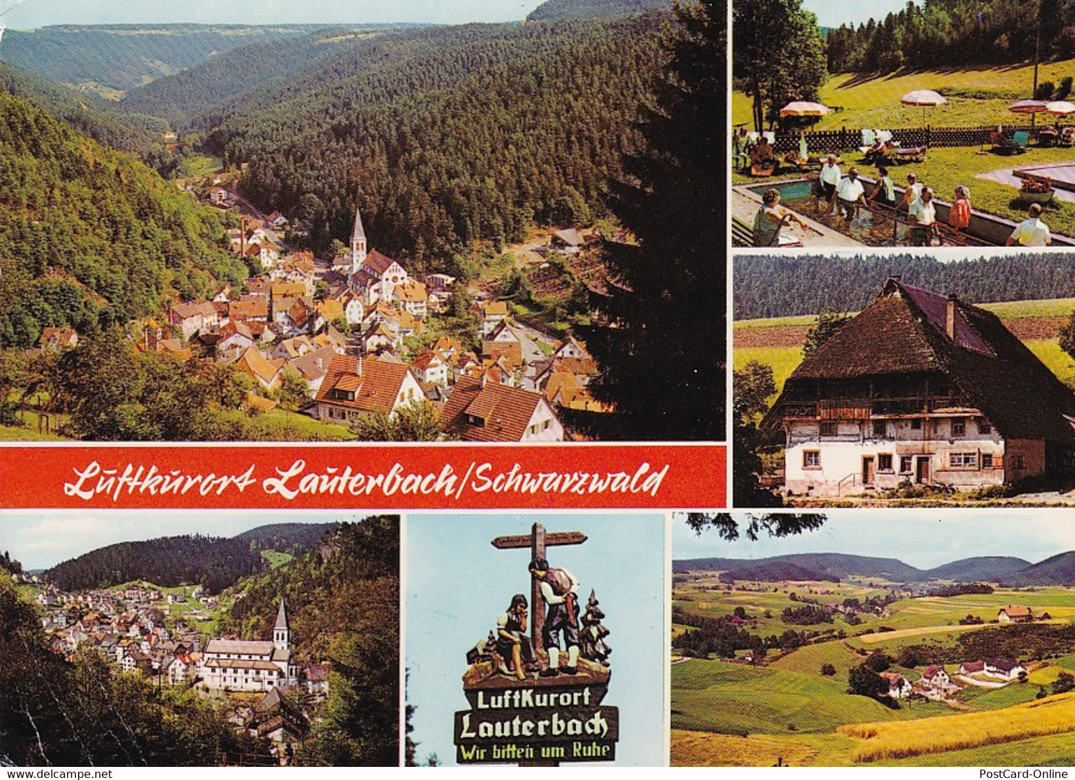 3843 - Deutschland - Lauterbach Im Schwarzwald , Mehrbildkarte - Gelaufen 1984 - Lauterbach