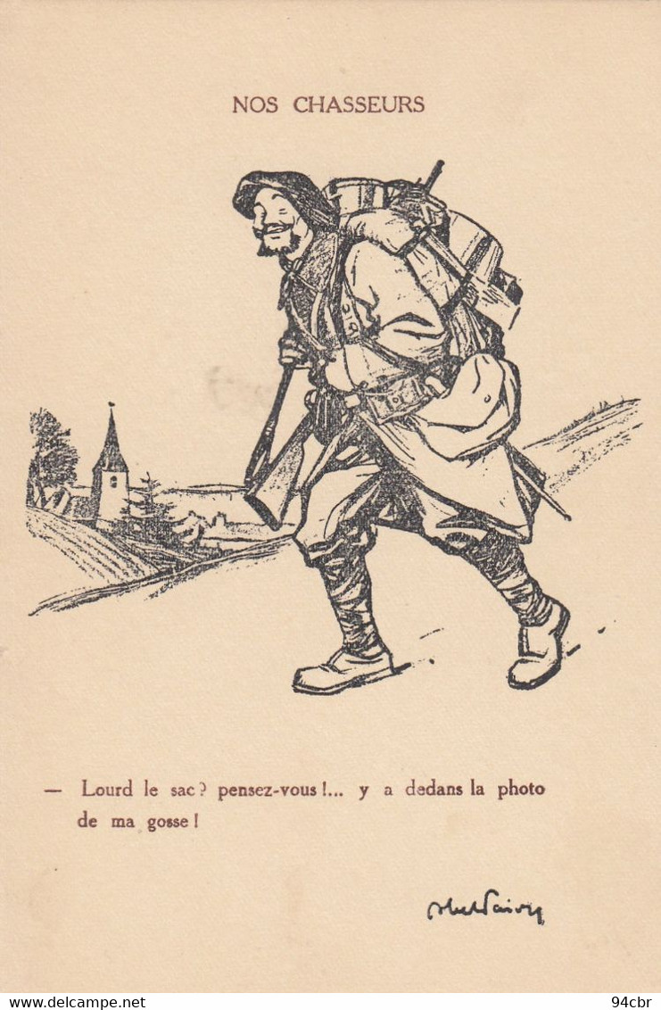 CPA (illustrateur Abel Faivre ) Guerre 14-18  (5 Cpa Parfait Etat) (boite 12) - Faivre