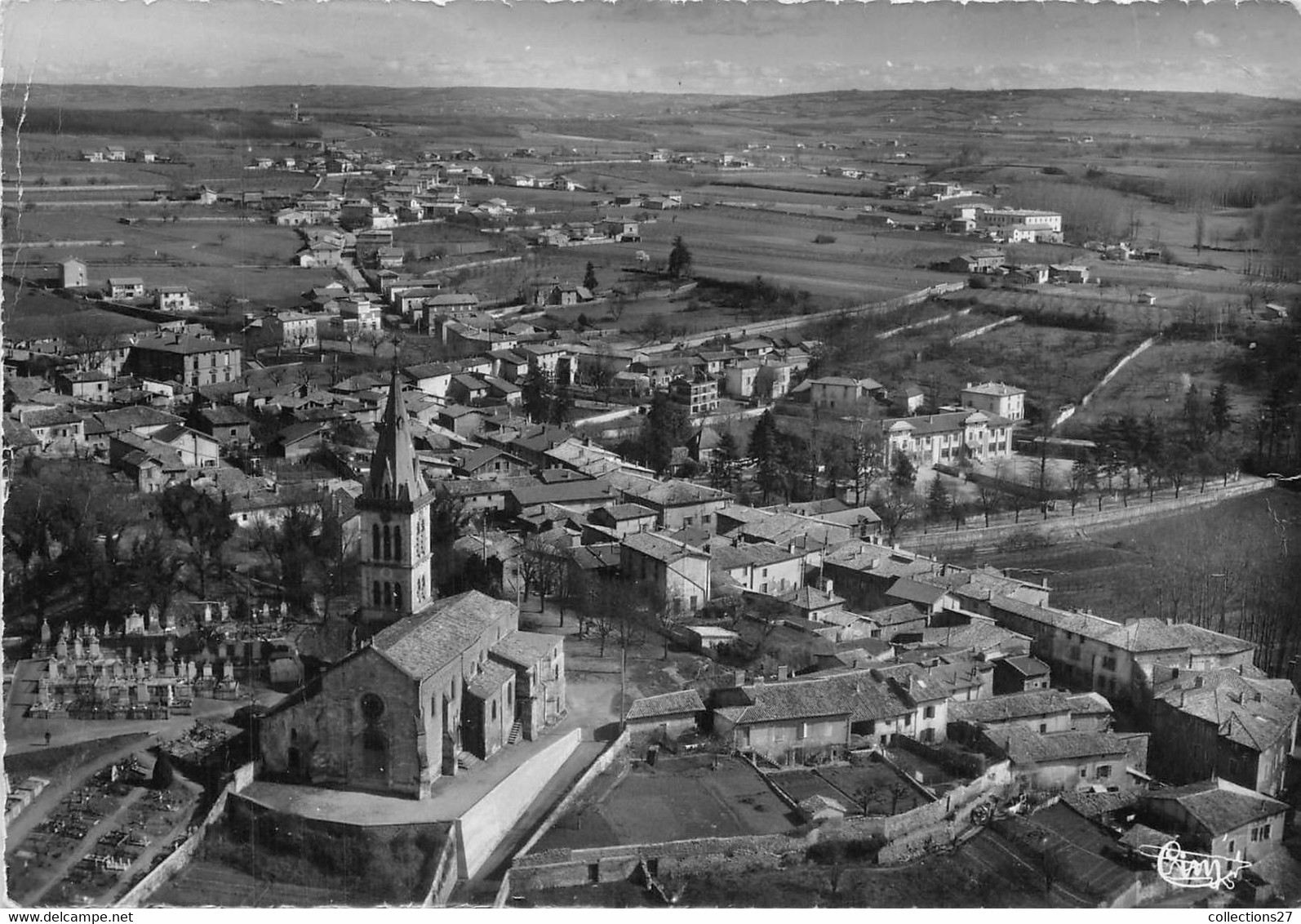 38-ROUSILLON- VUE GENERALE AERIENNE - Roussillon