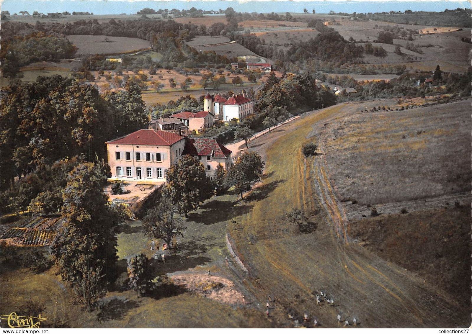 38-ROYBON-LE VILLAGE D'ENFANTS VUE GENERALE AERIENNE - Roybon