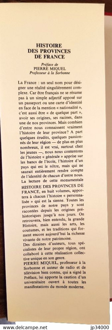 HISTOIRE DES PROVINCES DE FRANCE - Auvergne Bourbonnais Rouergue Languedoc. TBE (regionalisme languedoc, occitanie)