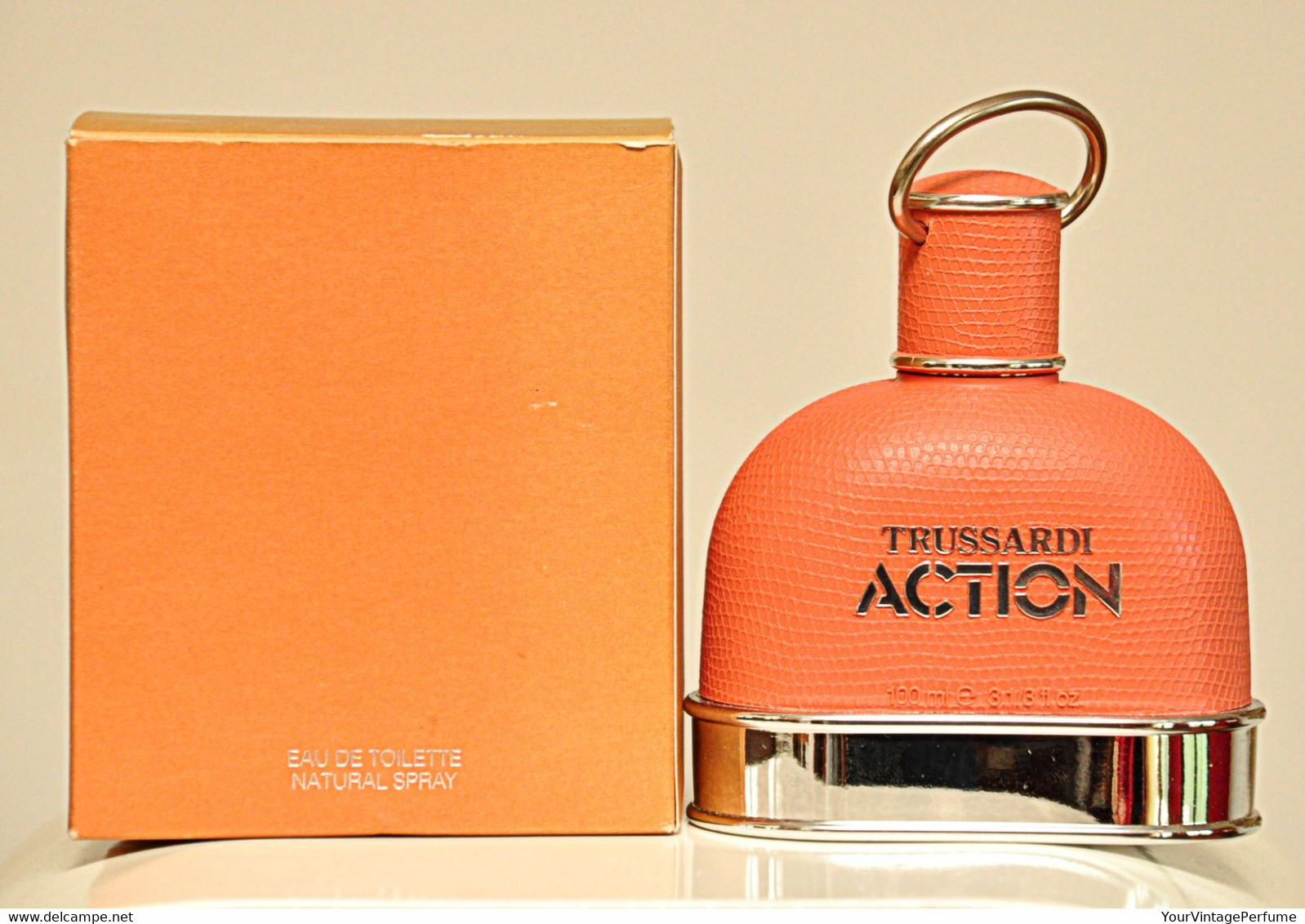 Trussardi Action Woman Eau De Toilette Edt 100ml 3.4 Fl. Oz. Spray Perfume Woman Ultra Rare Vintage 1990 100% Full - Dames