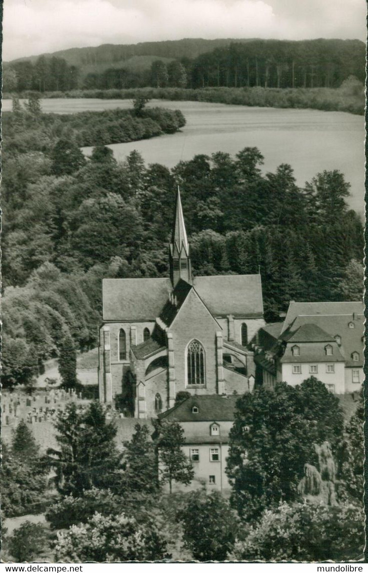 Alte Echtfotokarte Im Kleinformat HACHENBURG - Marlenstatt, Zisterzienser-Abtei - Hachenburg