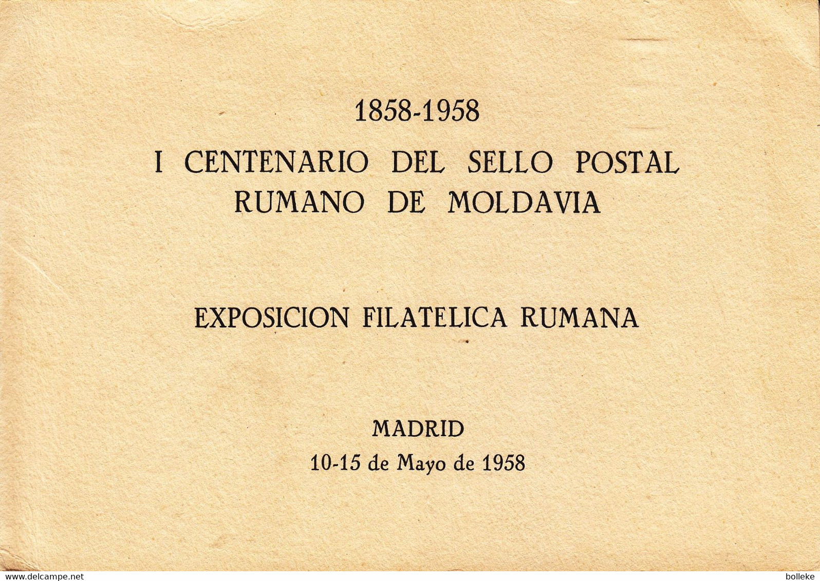 Roumanie - Document De 1958 - Oblit Madrid - Pour La Liberté Du Peuple Roumain - - Covers & Documents