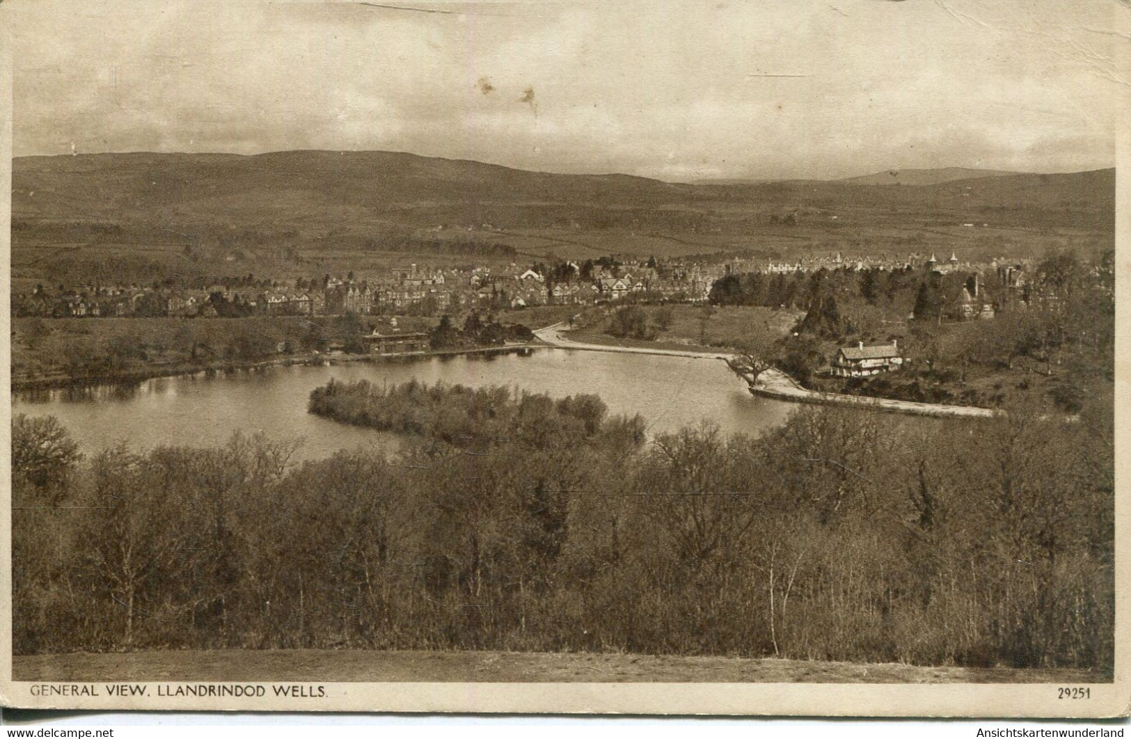 010056  General View, Llandrindod Wells - Radnorshire