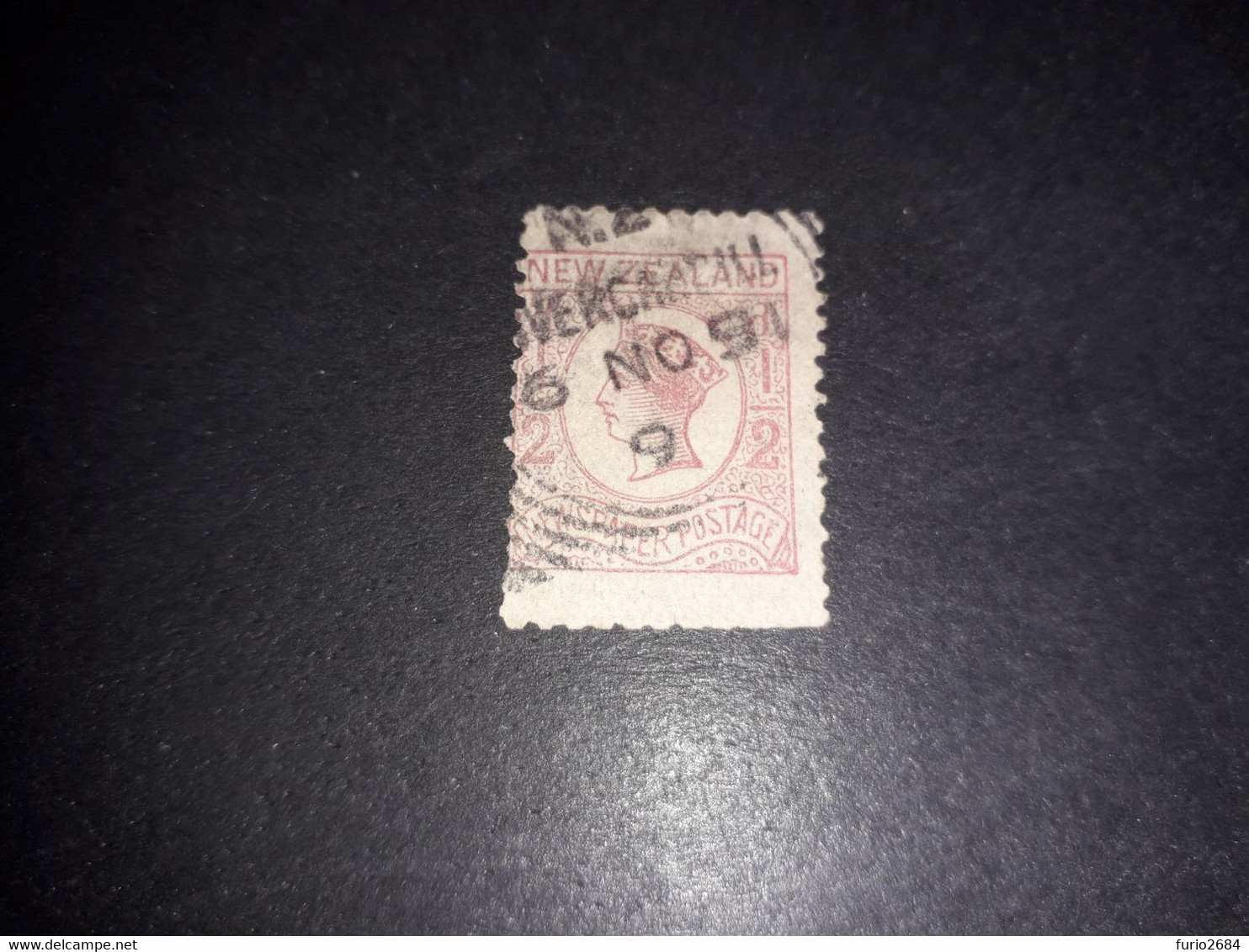 A8MIX05 COLONIE INGLESI NEW ZEALAND QUEEN VICTORIA "XO" - Unused Stamps