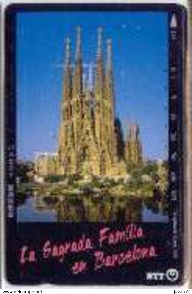 SPAIN_JAPA : EM039 La Sagrada Familia En Barcelona USED - Other & Unclassified