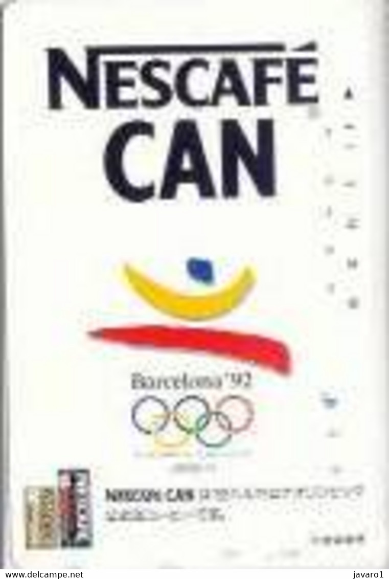 SPAIN_JAPA : EM056A NESCAFE CAN JBS25-14 Logo+circ USED - Autres & Non Classés