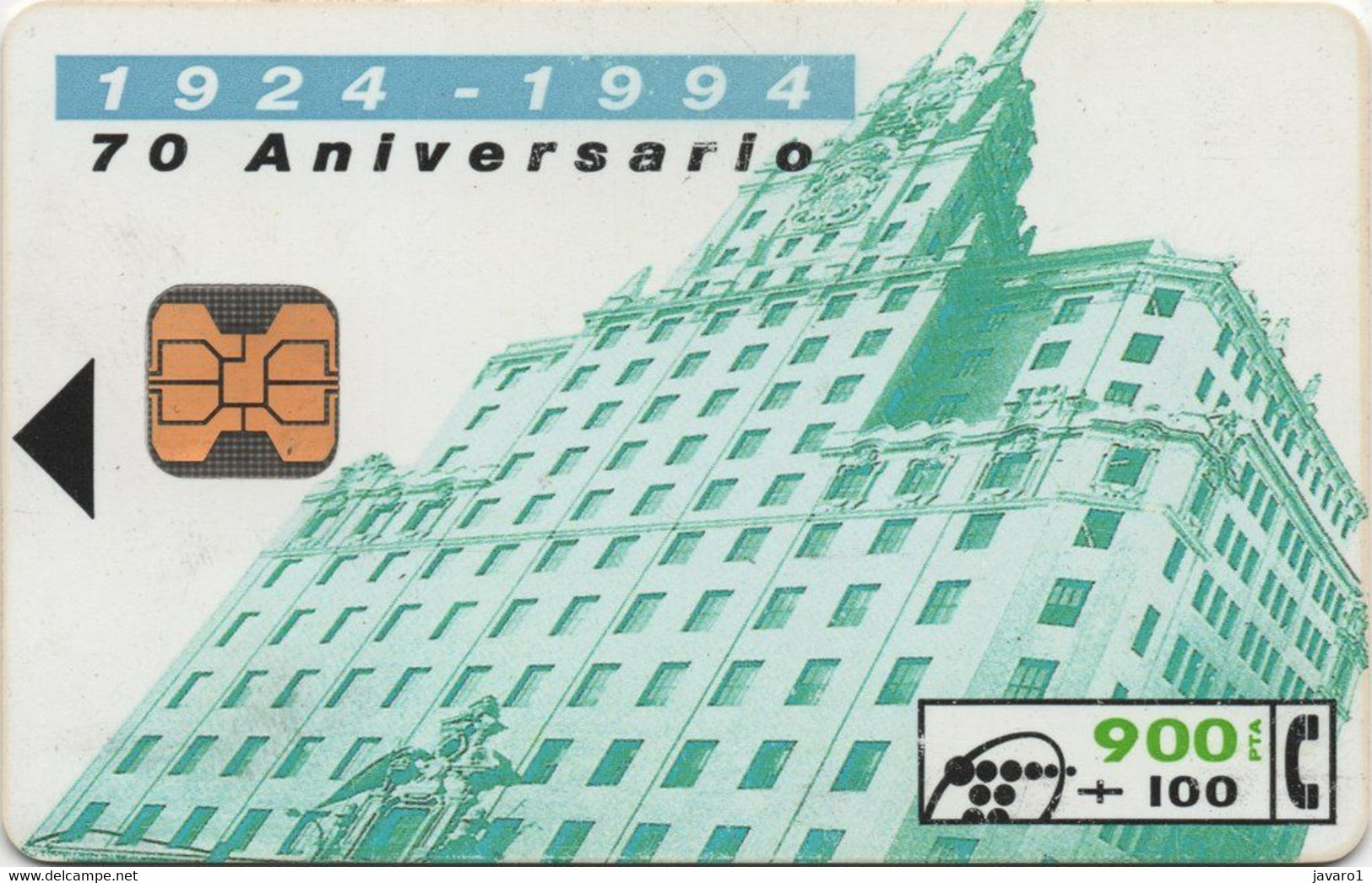 SPAIN : B028 900+100 70 Anniv. De Telefonica MINT In Blister - Autres & Non Classés