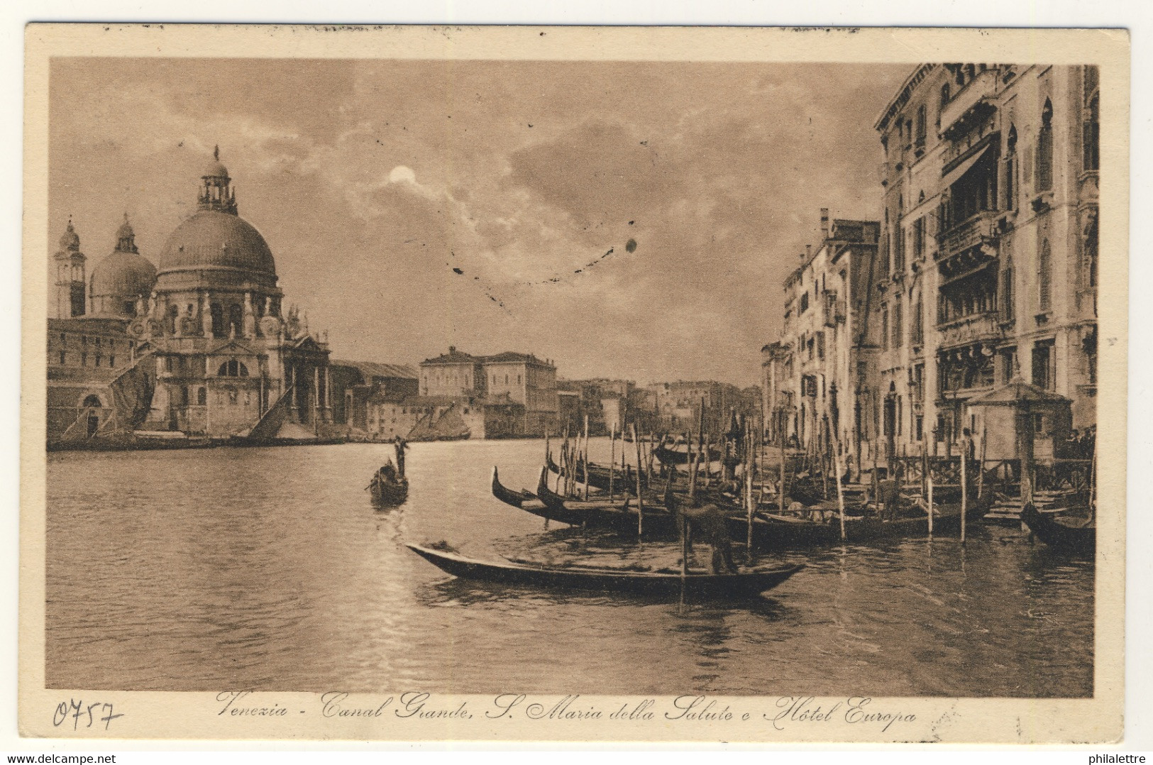 ITALIE / ITALIA 1933 " PIROSCAFO POSTALE ITALIANO * ESPERIA * " Cartolina Da Venezia A Berlino, Germania - Marcophilie