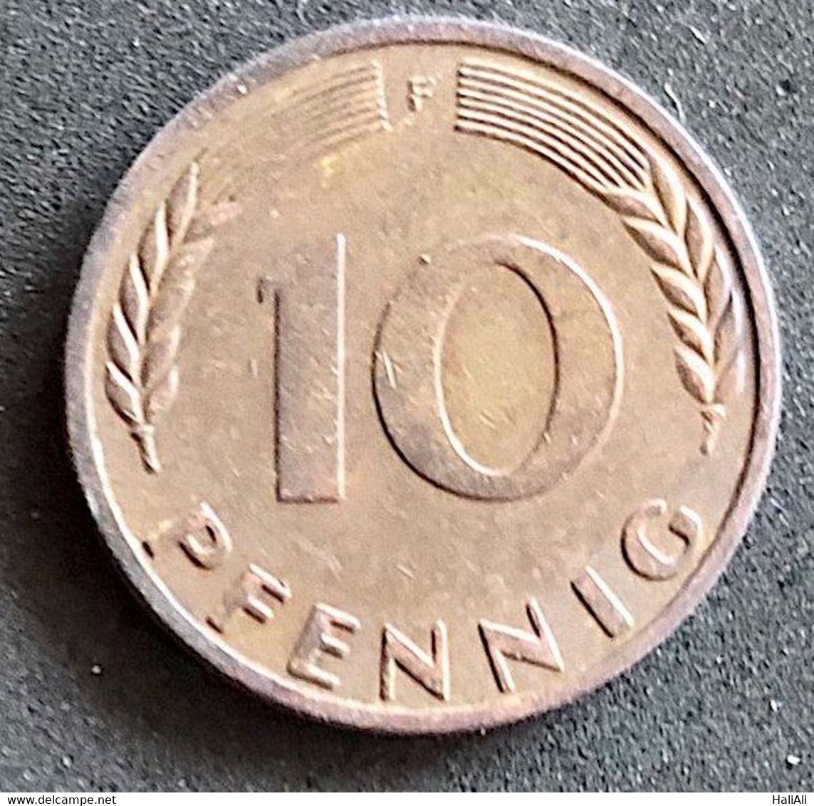 Coin Germany Moeda Alemanha 1950 10 Pfennig F 1 - 10 Pfennig
