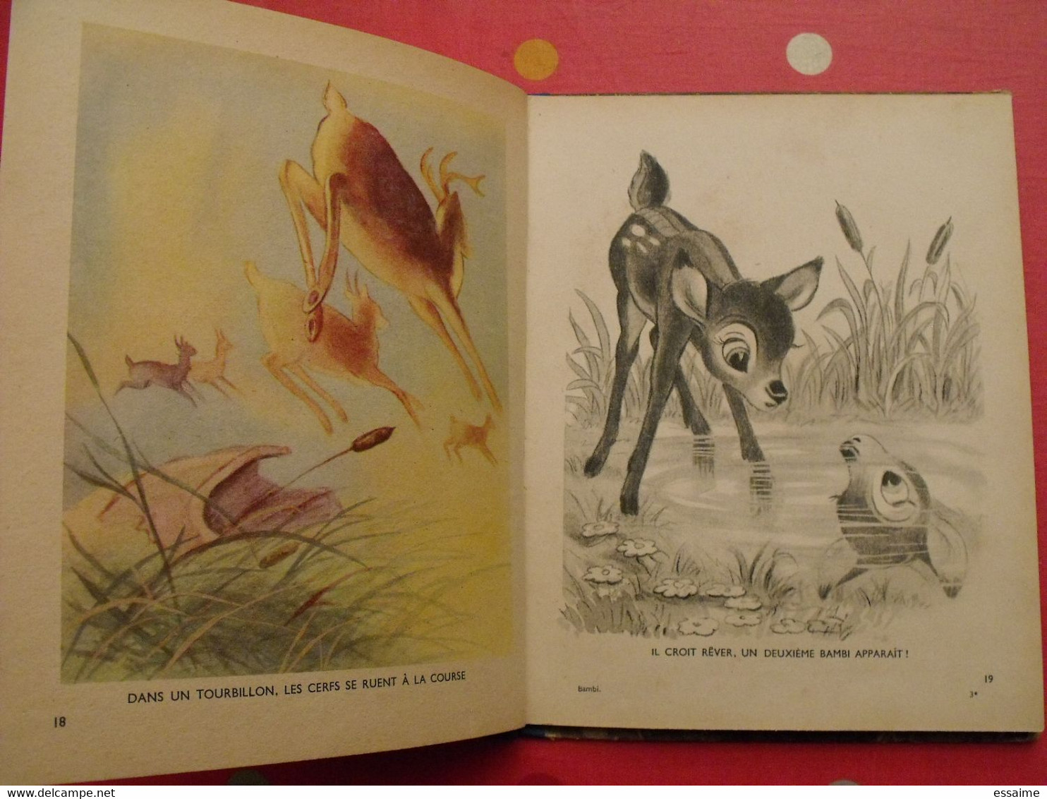 Walt Disney. Bambi d'après Félix Salten. Hachette 1948