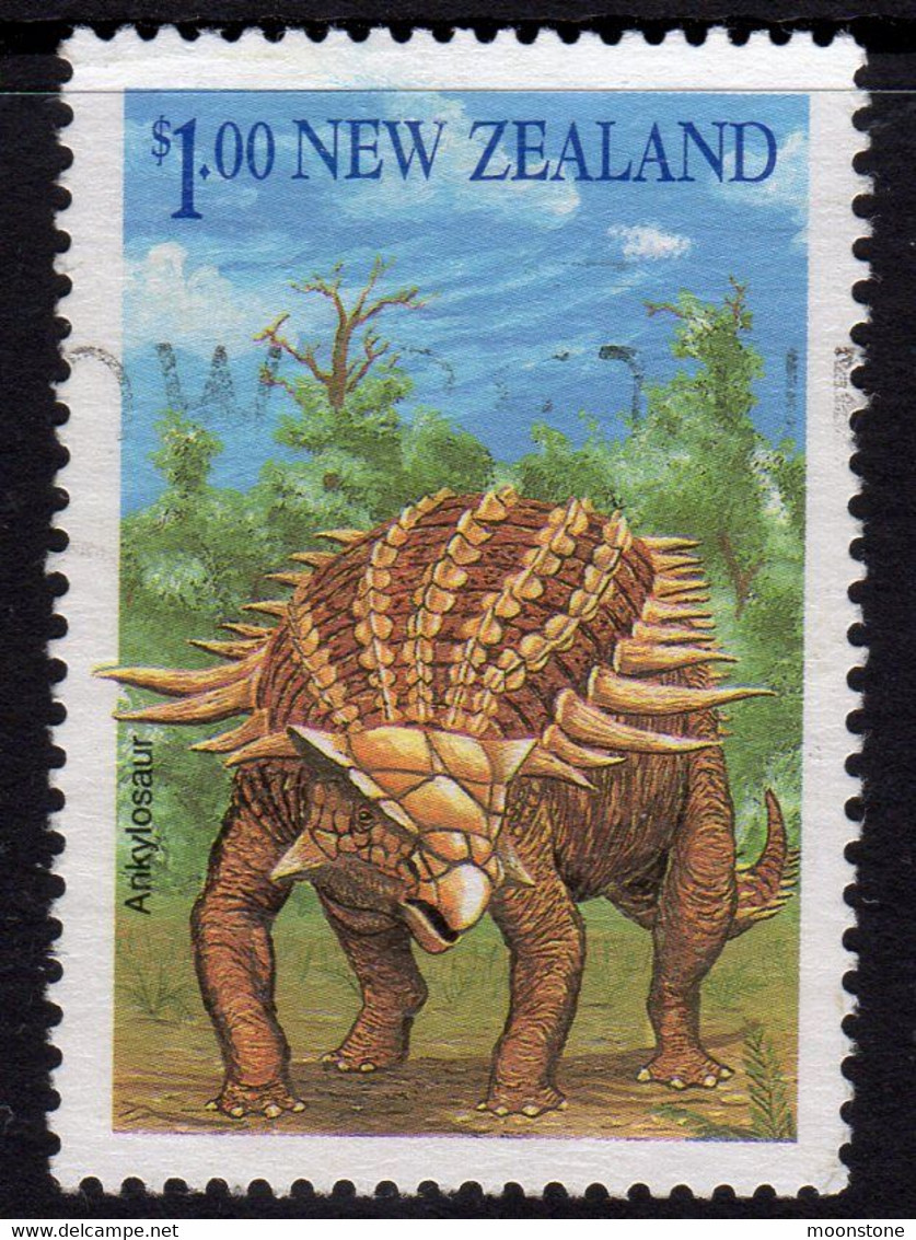 New Zealand 1993 Prehistoric Animals $1 Value, Used, SG 1765 - Used Stamps