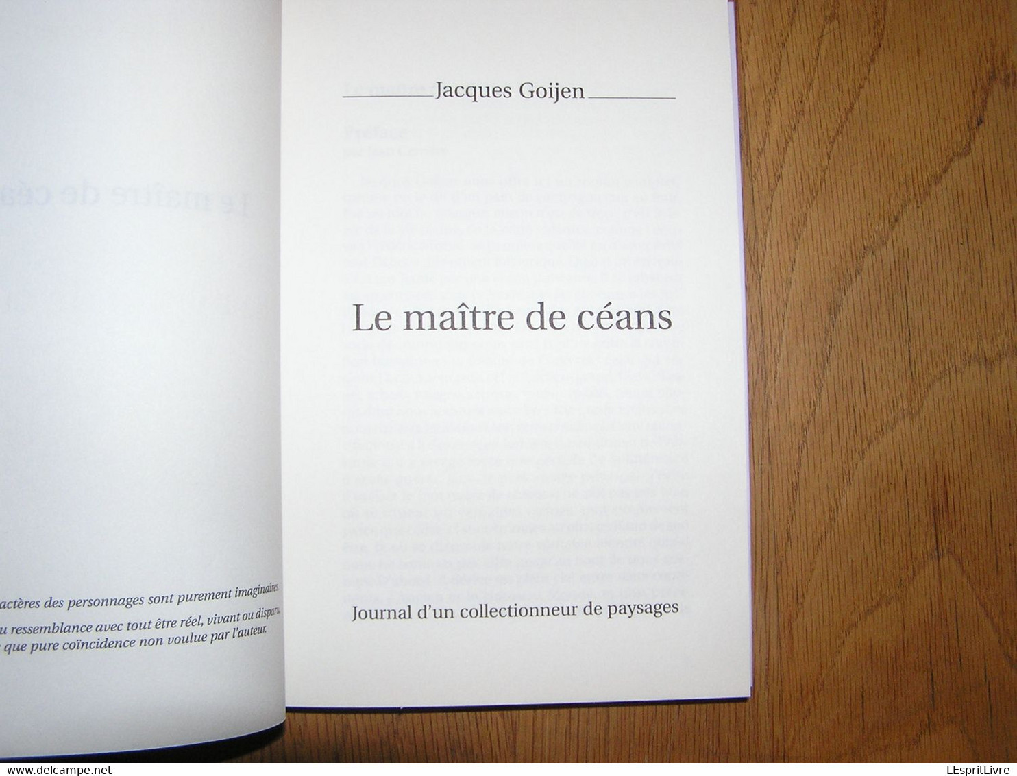 LE MAÎTRE DES CEANS  Jacques Goijen 2004 Roman Auteur Belge Wallonie - Belgian Authors