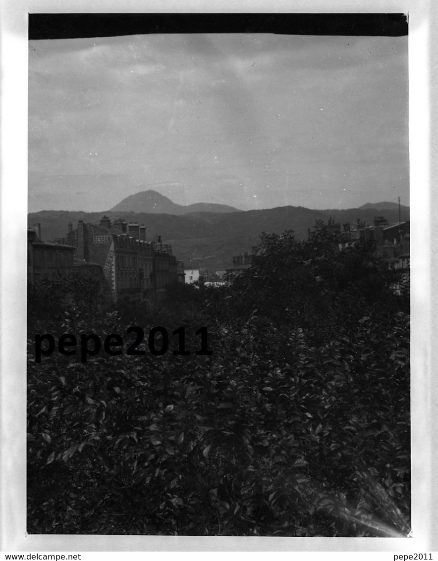 9 Négatifs Photo Plaque de Verre CLERMONT FERRAND en 1900  Rues animées, Procession, Militaires, Soldats  (Cf SCANS)