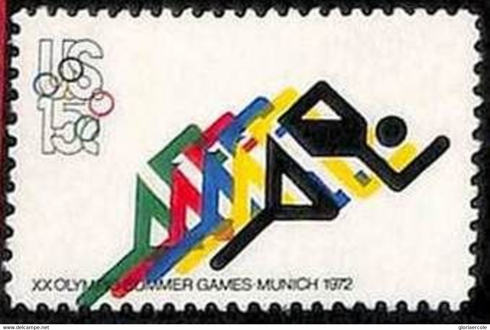 94809d - USA - STAMPS - Sc # 1462 Olympic Games -  SHIFTED PRINT - MNH - Plaatfouten En Curiosa