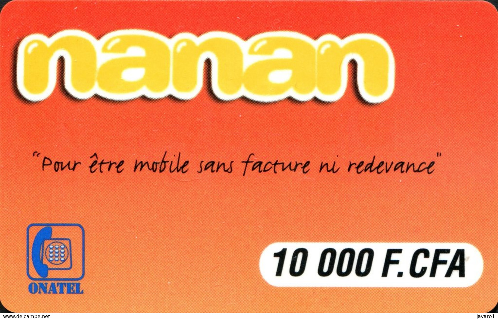 BURKINA FASO : BKN11 10000 FCFA Nanan Orange USED - Burkina Faso