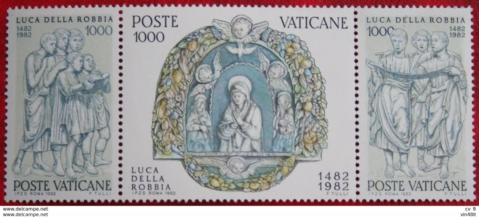 1982 - VATICANO -  5° CENTENARIO DELLA MORTE DI LUCA DELLA ROBBIA  -  SERIE COMPLETA DI 2 VALORI  - NUOVI - - Andere & Zonder Classificatie