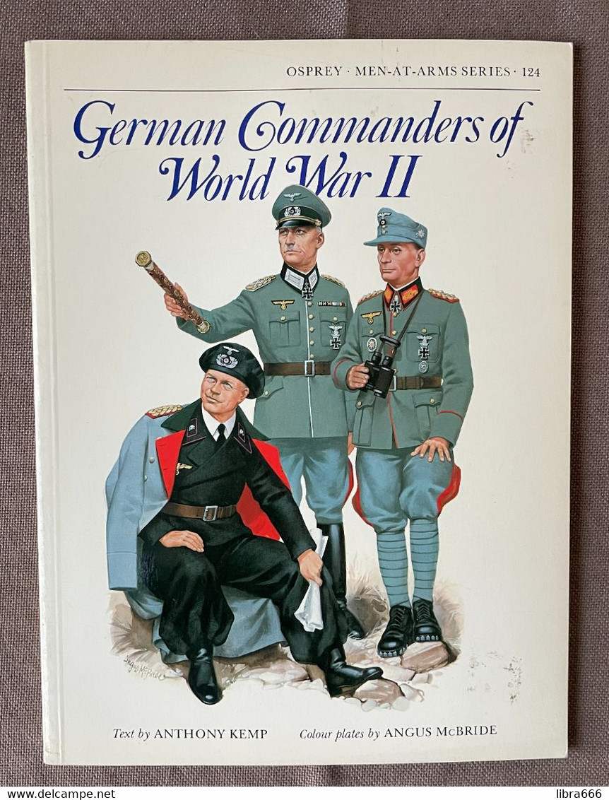 German Commanders Of World War II - Osprey Military - "Men-At-Arms Series 124" - Engels