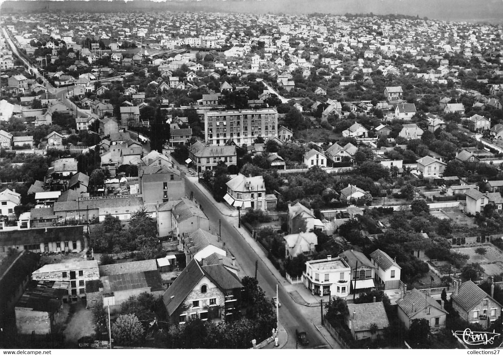 91-SAVIGNY-SUR-ORGE-BLD ARISTIDE BRIAND ET AVENUE DE LA REPUBLIQUE  VUE AERIENNE - Savigny Sur Orge