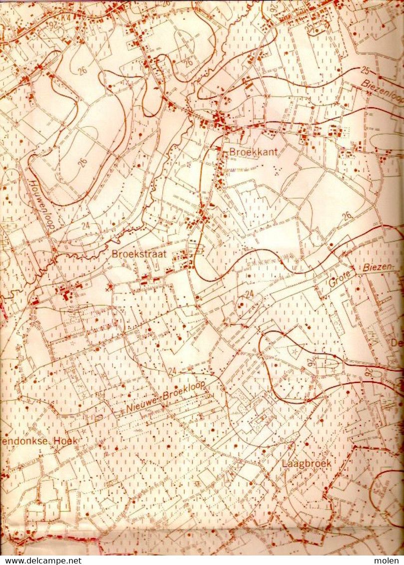 Situatie 1956 ARENDONK STAFKAART 9/5 SCHOONBROEK KORSENDONK KINSCHOT OBROEK RETIE ZWANEVEN VOORHEIDE HET-PLEINTJE S244