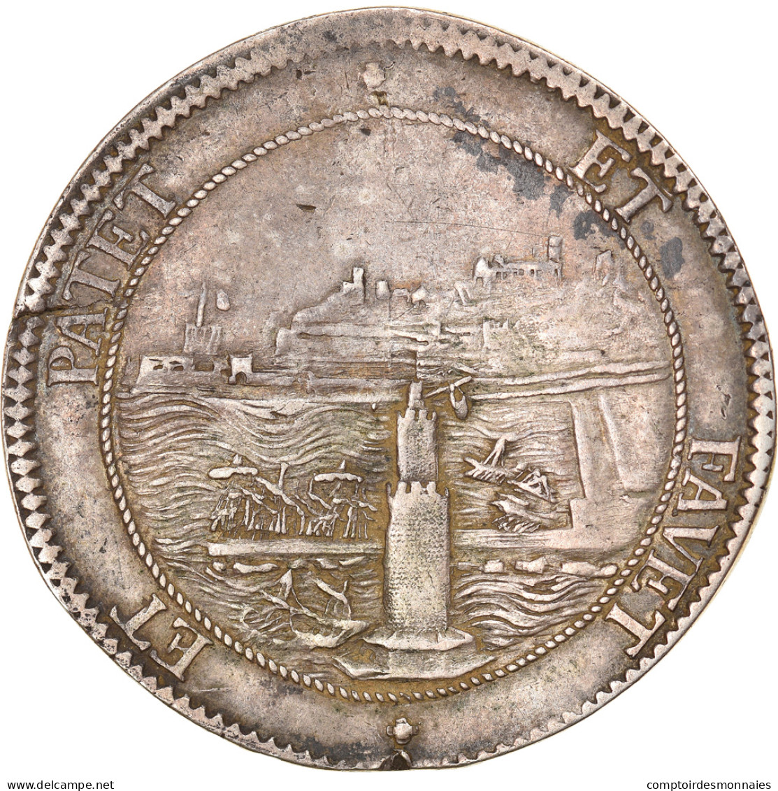 Monnaie, États Italiens, LIVORNO, Tollero, 1699, Livorno, TTB, Argent, KM:16.4 - Toscane