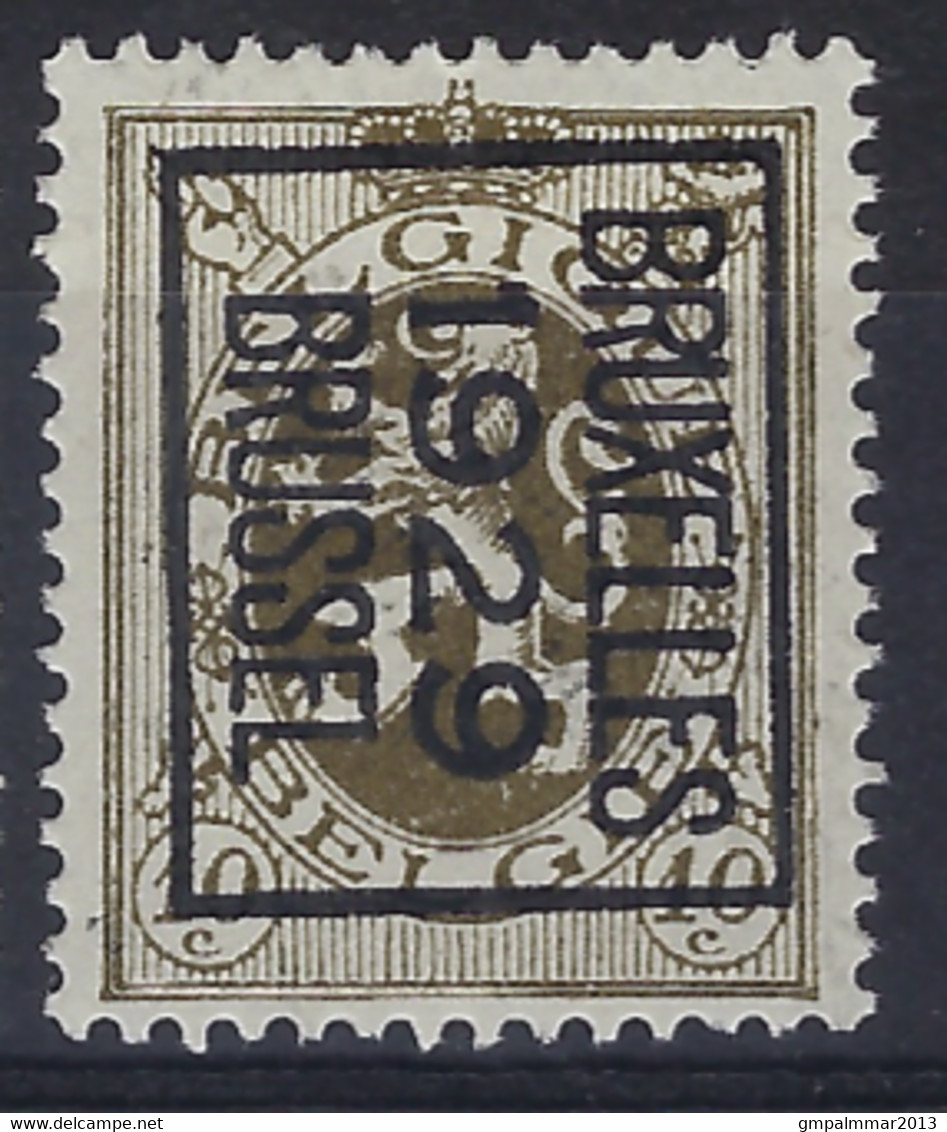 Heraldieke Leeuw Nr. 280 TYPO Voorafgestempeld Nr. 216B BRUXELLES 1929 BRUSSEL ** MNH In Goede Staat , Zie Ook Scan ! - Typos 1929-37 (Lion Héraldique)