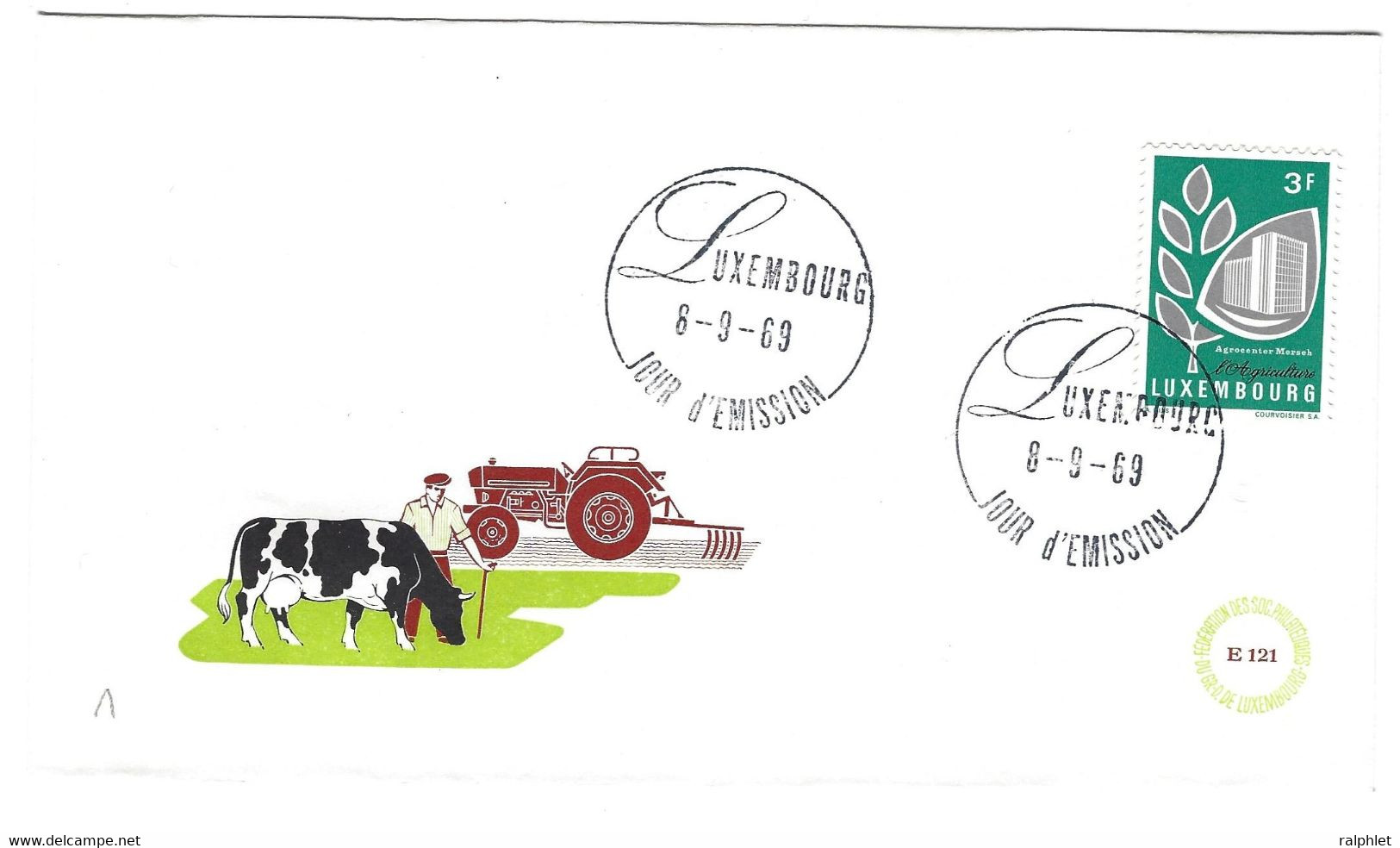 Luxembourg 1969 Agriculture ¦ Mersch ¦ Landwirtschaft - Sonstige & Ohne Zuordnung