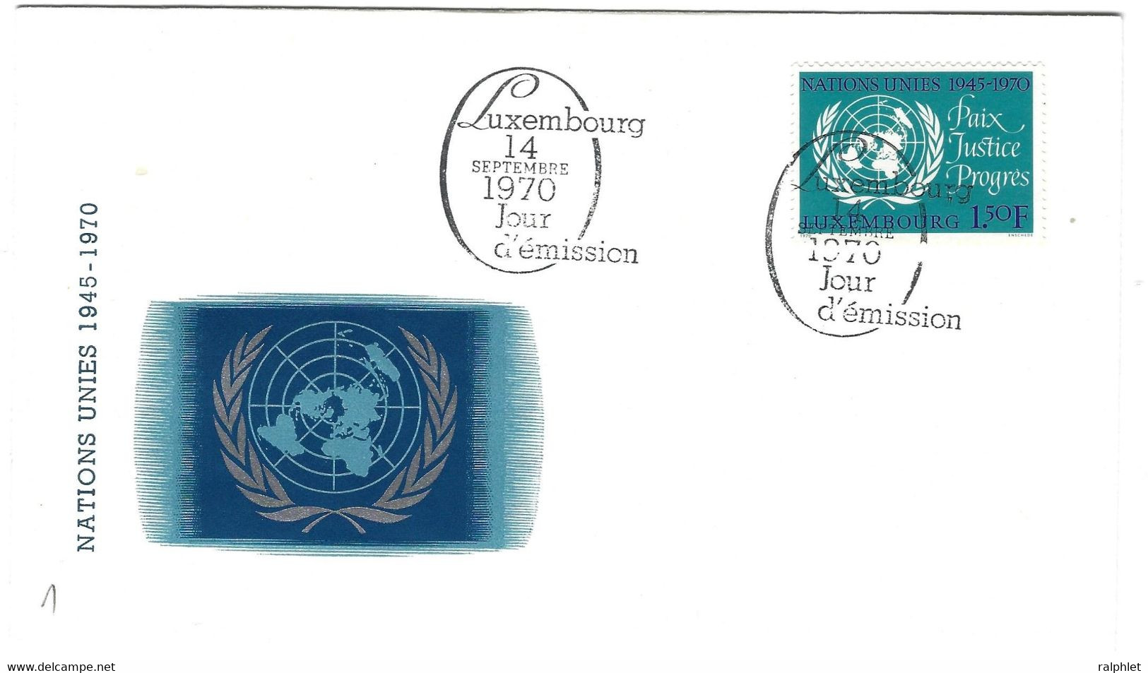 Luxembourg 1970 ONU ¦ ... ¦ UNO - Other & Unclassified