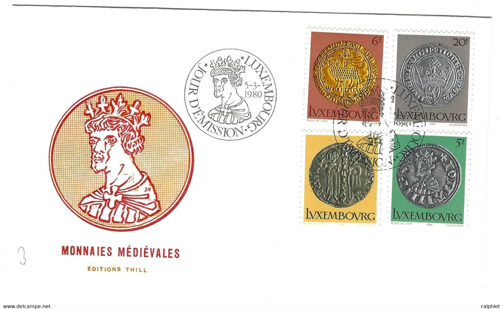 Luxembourg 1980 Monnaies Moyen-Age ¦ ... ¦ Münzen Mittelalter - Other & Unclassified