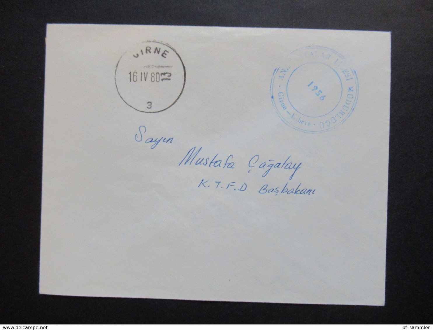 Türkisch Zypern ca. 1979 / 81 Amts und Dienstbriefe Regierung / Feldpost / Zensur verschiedene Stempel insg. 40 Belege!!