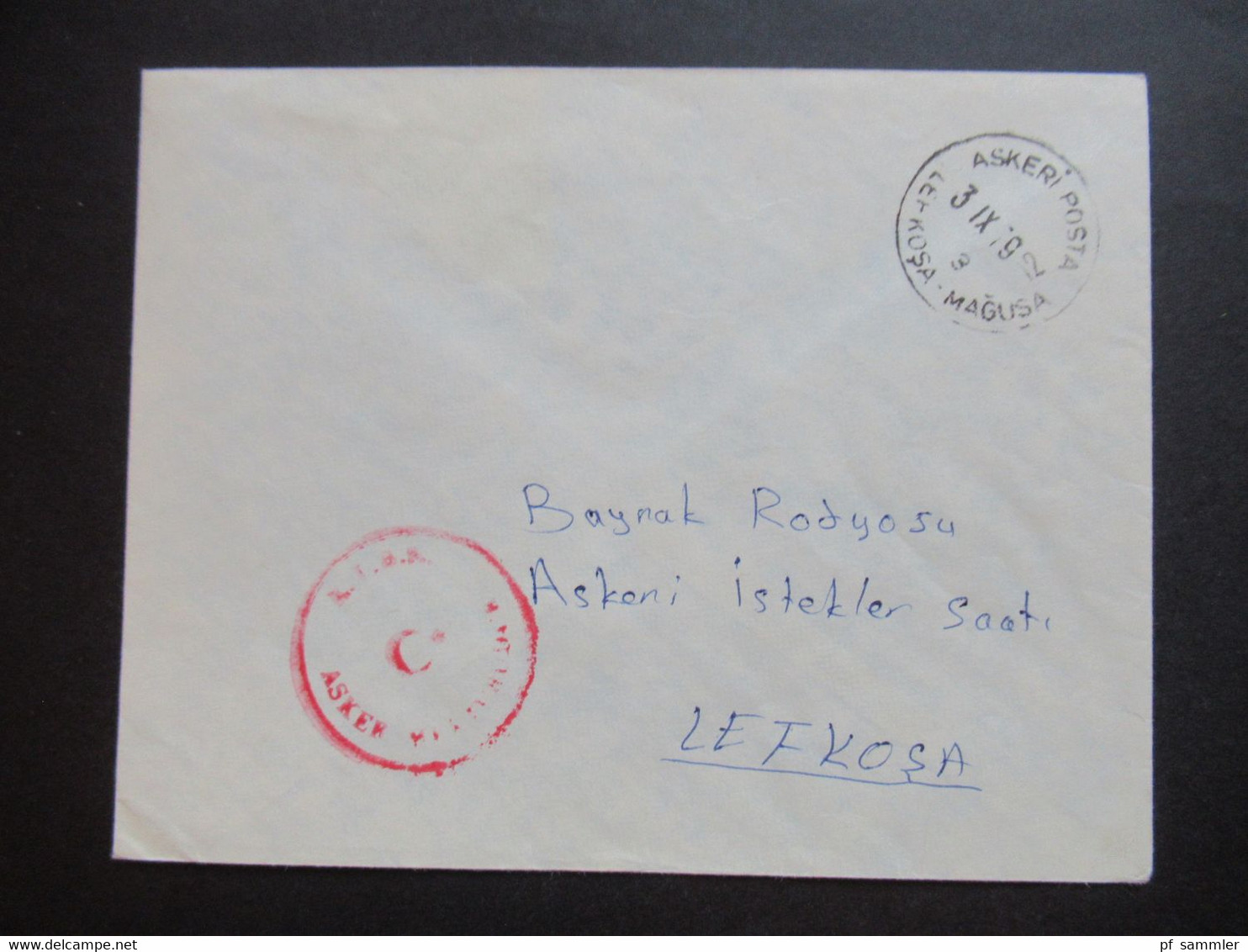 Türkisch Zypern ca. 1979 / 81 Amts und Dienstbriefe Regierung / Feldpost / Zensur verschiedene Stempel insg. 40 Belege!!